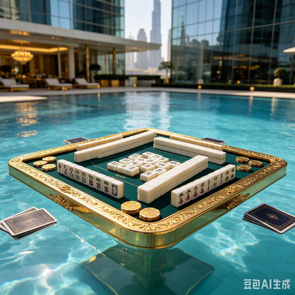 flat print mahjong set