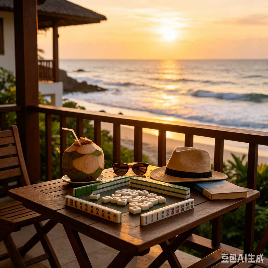 outdoor mahjong game set