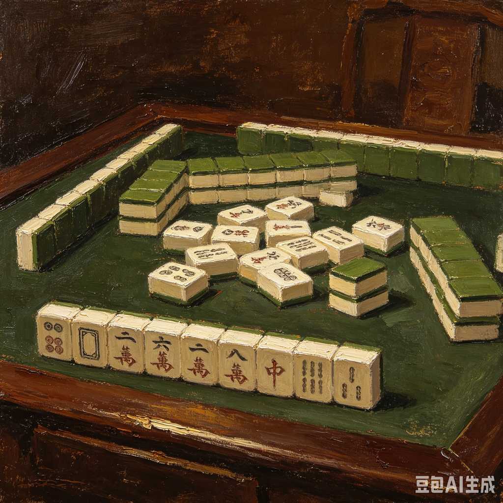 compact mahjong set for small home